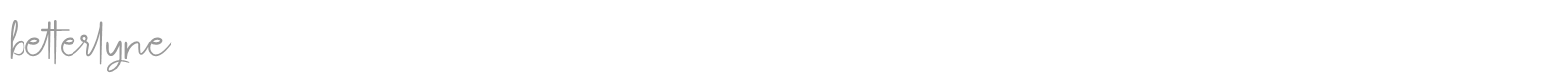 Betterlyne font preview